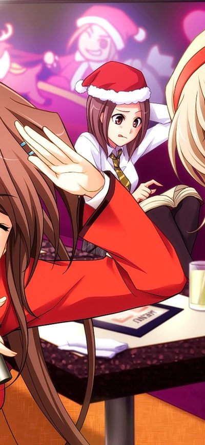 Fond d'écran iPhone Anime Girls In School Uniform