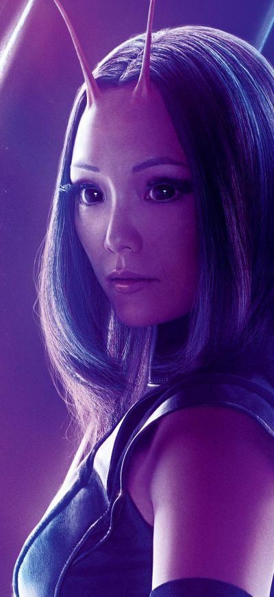 Fond d'écran iPhone Mantis In Avengers Infinity War 8k Poster