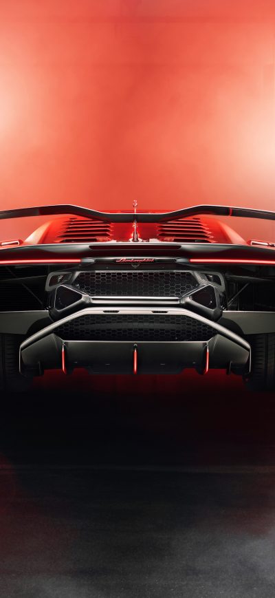 Fond d'écran iPhone 2018 Lamborghini SC18 Rear
