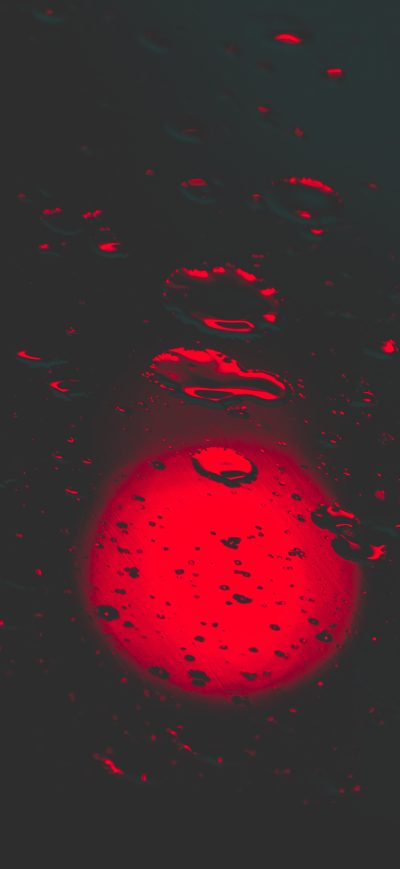 Fond d'écran iPhone Red Lights Bokeh Circle Reflection Dark Background 5k