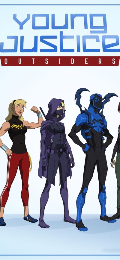 Fond d'écran iPhone Young Justice Outsiders 2017