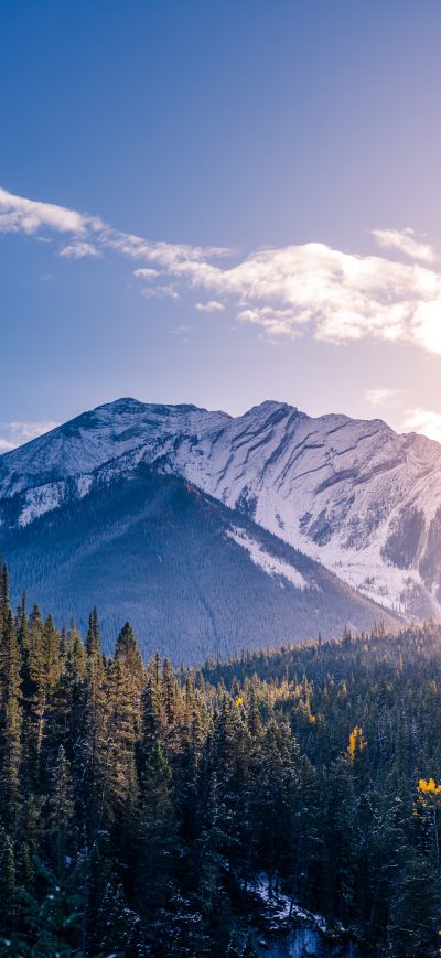 Fond d'écran iPhone Banff Canada Landscape 5k