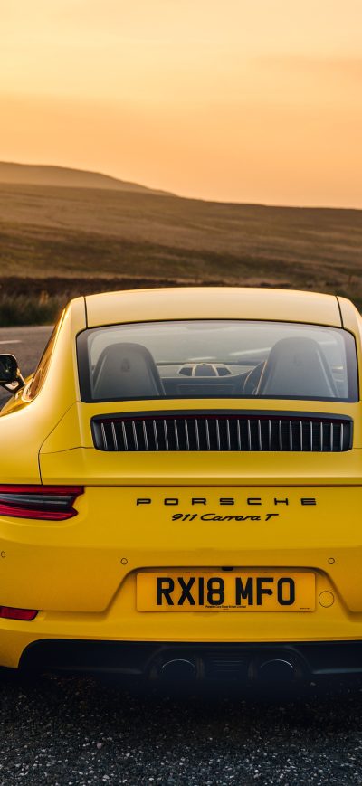 Fond d'écran iPhone 2018 Porsche 911 Carrera T Coupe Rear