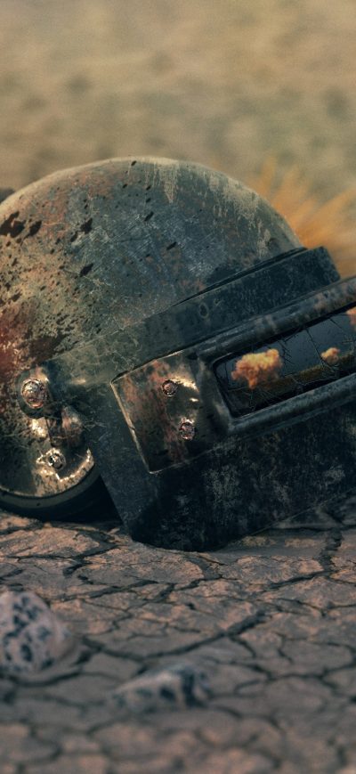 Fond d'écran iPhone Pubg Helmet 4k