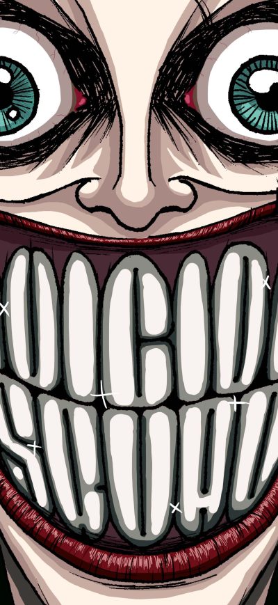 Fond d'écran Joker Damaged 5k sur iPhone