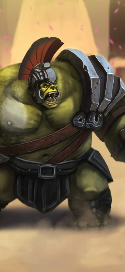 Fond d'écran iPhone The Hulk Gladiator Artwork
