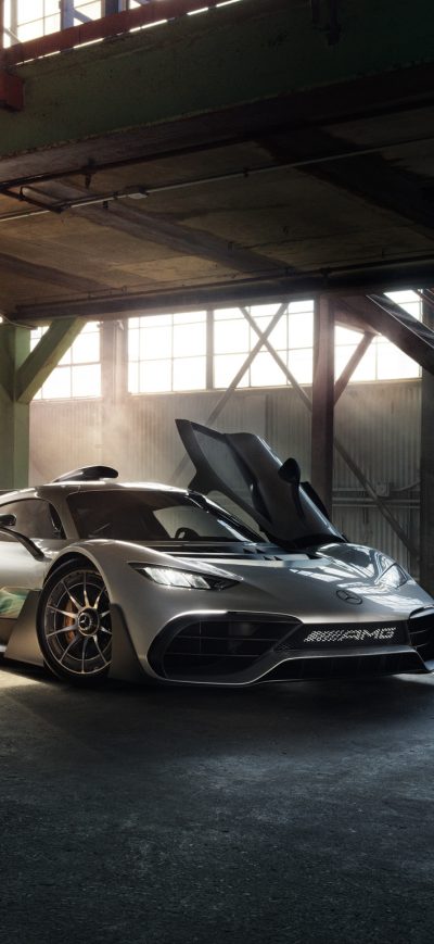 Fond d'écran iPhone 2018 Mercedes AMG Project One Photoshop
