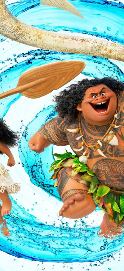 Fond d'écran iPhone Dwayne Johnson As Maui Moana