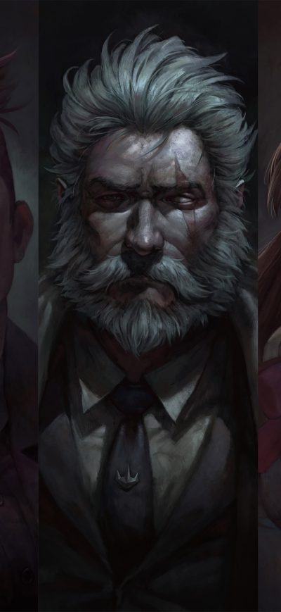 Fond d'écran iPhone Overwatch DVa Winston Reinhardt Zarya Roadhog Artwork