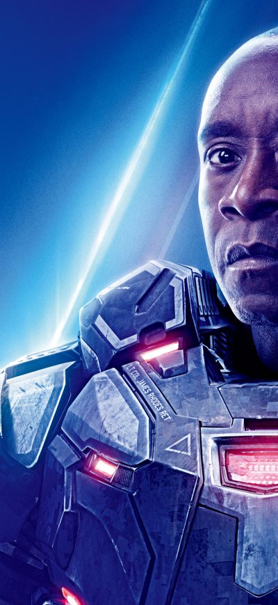 Fond d'écran iPhone War Machine In Avengers Infinity War 8k Poster