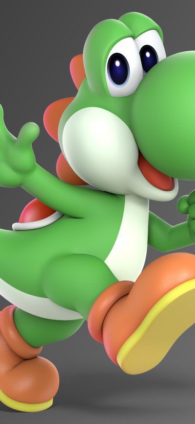 Fond d'écran iPhone Yoshi Super Smash Bros Ultimate