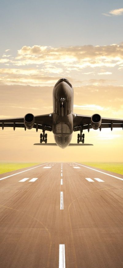 Fond d'écran Plane Taking Off sur iPhone