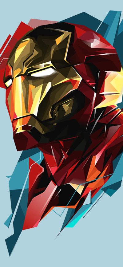 Fond d'écran iPhone Iron Man Marvel Heroes Art
