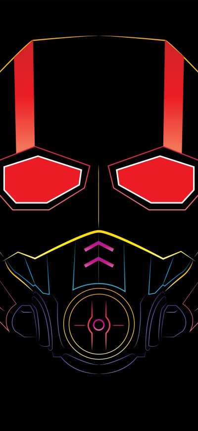 Fond d'écran iPhone Ant Man Mask Minimalism 4k