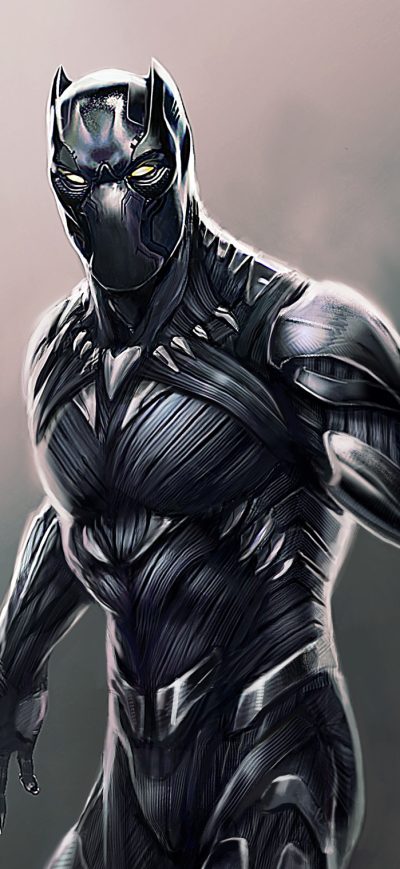 Fond d'écran iPhone Black Panther Digital Artwork