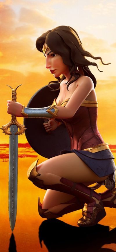 Fond d'écran iPhone Wonder Woman 3d Art