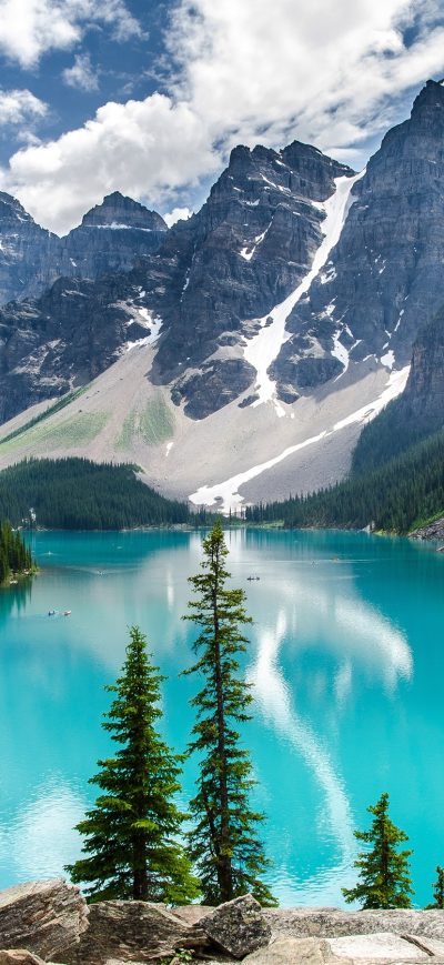 Fond d'écran iPhone Moraine Lake National Park