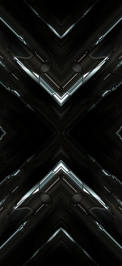Fond d'écran iPhone Metal Symmetry Fractal