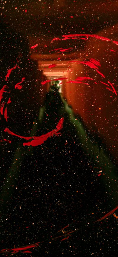 Fond d'écran iPhone Red Splash Abstract Art 4k