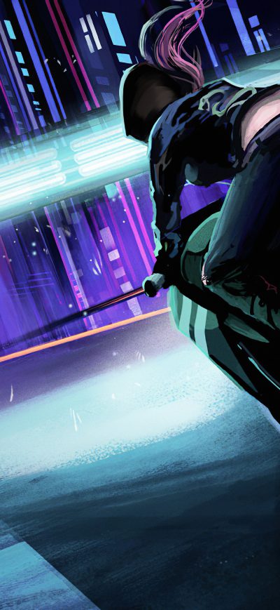 Fond d'écran Midnight Rider sur iPhone