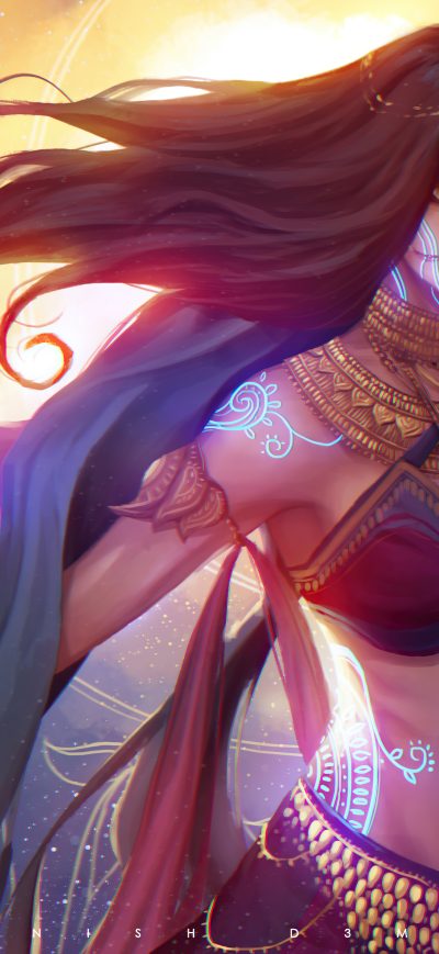 Fond d'écran Goddess Girl sur iPhone