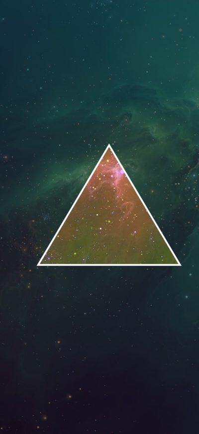 Fond d'écran iPhone Triangle Galaxy