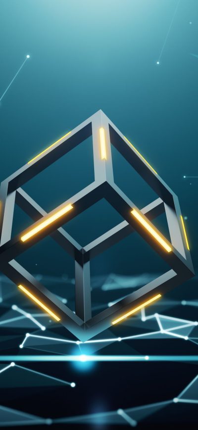 Fond d'écran iPhone Abstract Blockchain