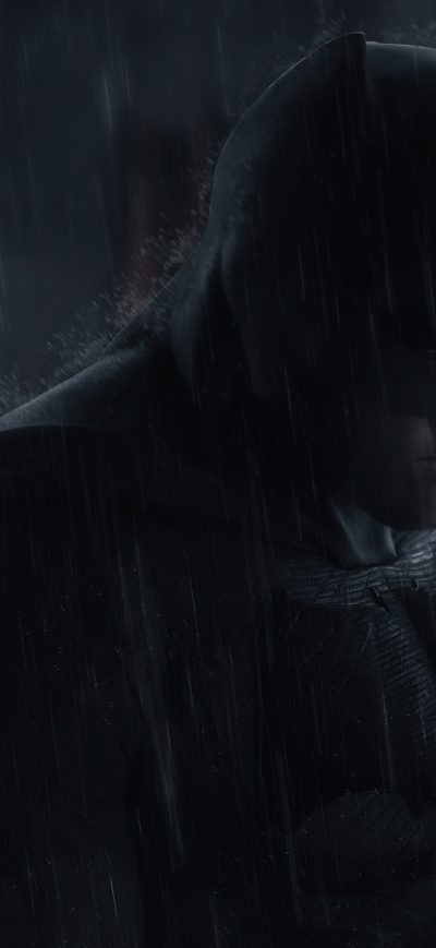 Fond d'écran iPhone Batman In Dark Rain 4k