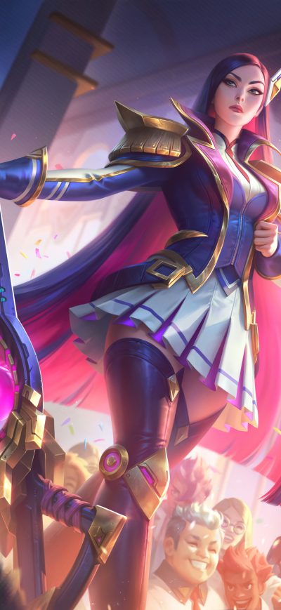 Fond d'écran iPhone Caitlyn League Of Legends 8k