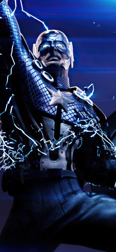 Fond d'écran iPhone Captain America Wield Thor 4k
