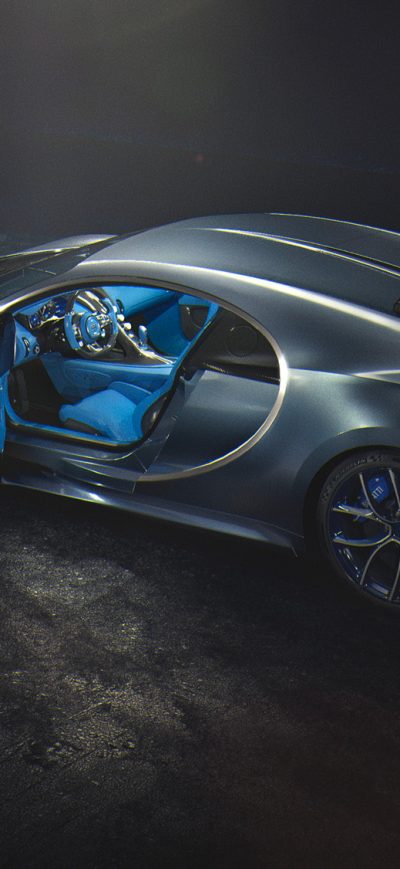 Fond d'écran iPhone 4k Bugatti Chiron Rear