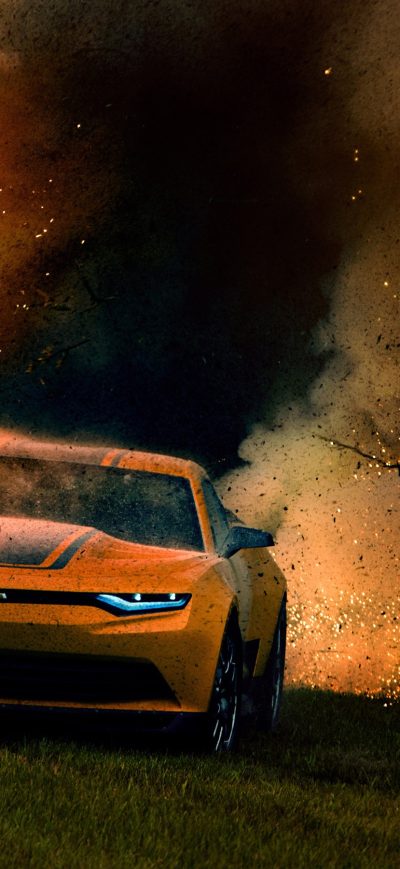 Fond d'écran Camaro In Transformers Movie sur iPhone