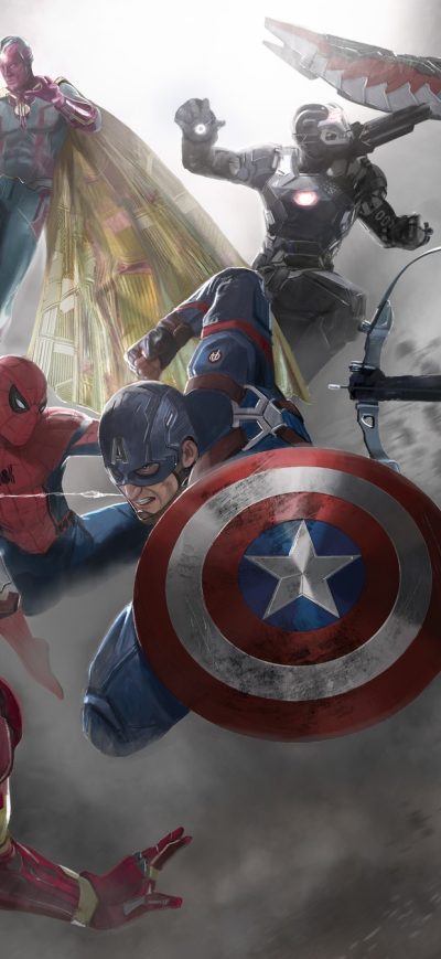 Fond d'écran iPhone Captain America Civil War Movie Artwork