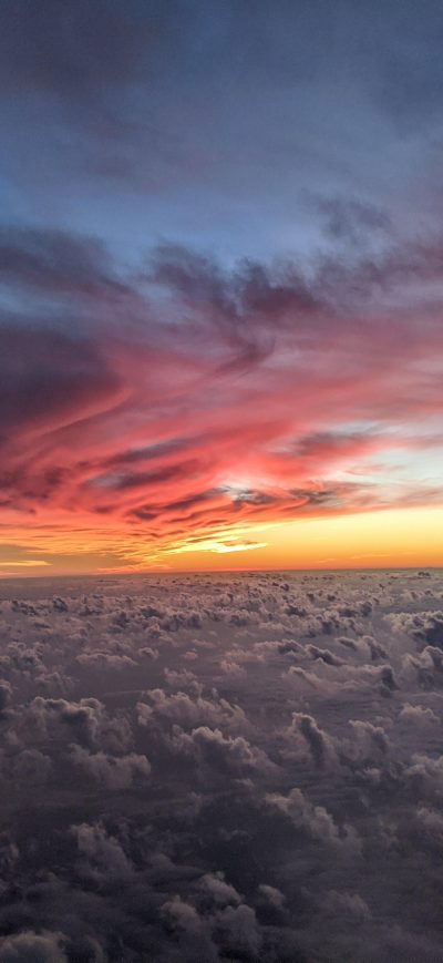 Fond d'écran iPhone Cloud View From Flight 4k