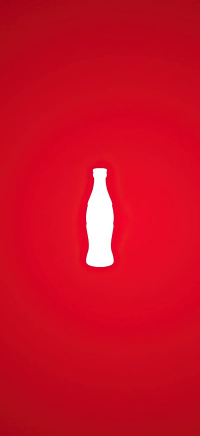 Fond d'écran iPhone Coca Cola Minimal 4k