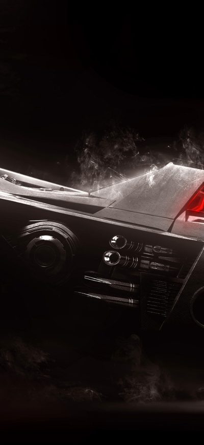 Fond d'écran iPhone Batmobile Batman Arkham Knight Artwork