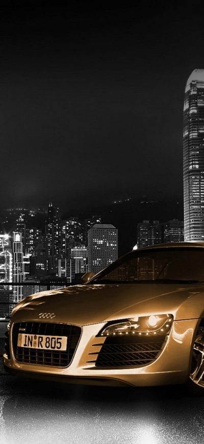 Fond d'écran iPhone Golden Audi