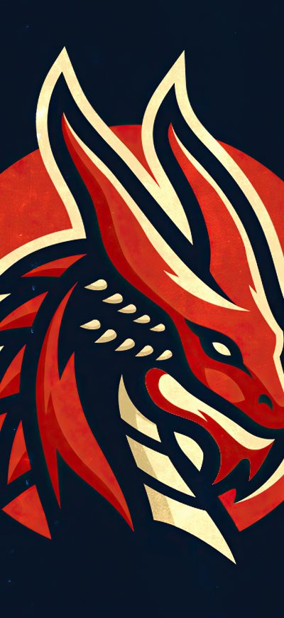 Fond d'écran iPhone Red Dragon 4k