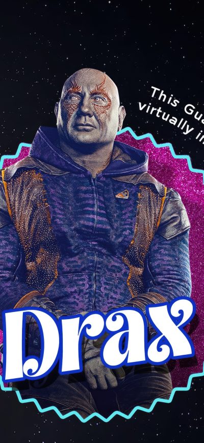 Fond d'écran iPhone Drax The Destroyer Guardians Of The Galaxy Vol 3 2023