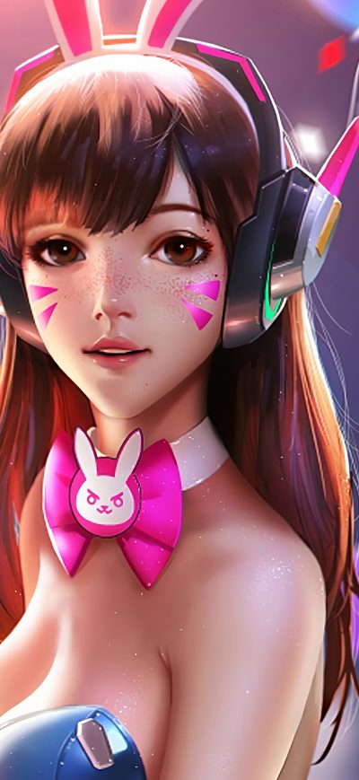 Fond d'écran iPhone Dva Overwatchart4k 2020