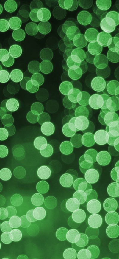 Fond d'écran iPhone Bokeh Effect Green Lights Celebrations