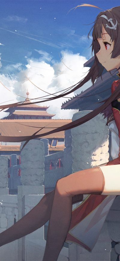 Fond d'écran iPhone Azur Lane Chinese Dress