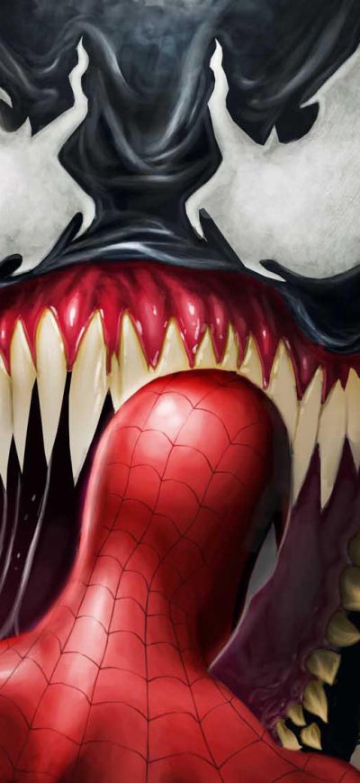 Fond d'écran iPhone Venom Gonna Eat Spiderman