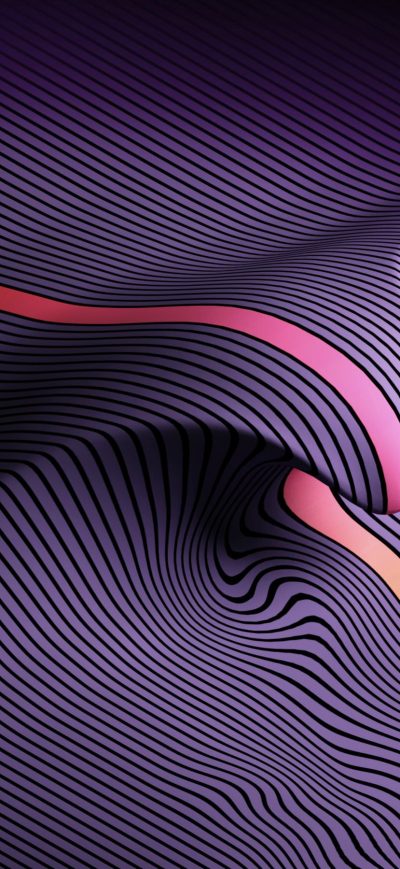 Fond d'écran Wavy Lines Abstract sur iPhone