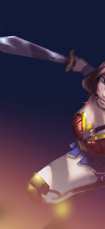 Fond d'écran iPhone 2018 Wonder Woman Art