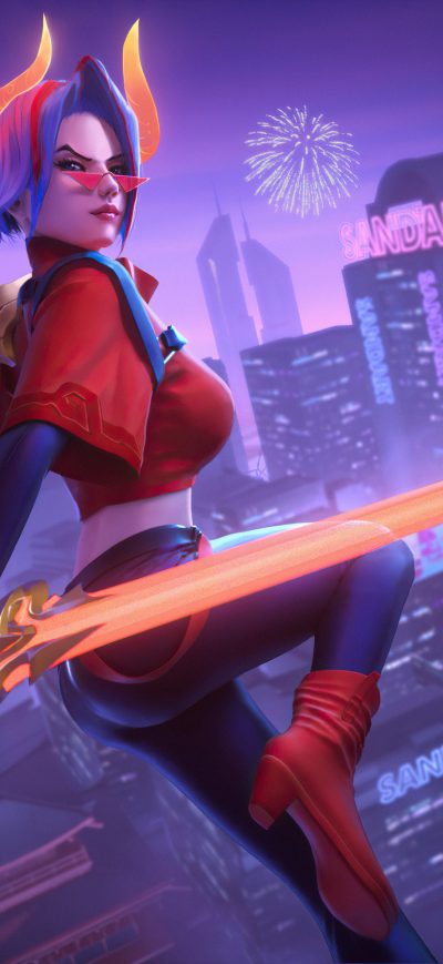 Fond d'écran iPhone Fiora League Of Legends 5k