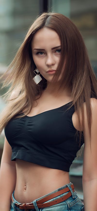 Fond d'écran iPhone Blonde Hair Girl Depth Of Field 4k