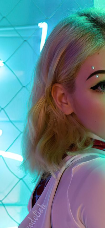 Fond d'écran iPhone Gwenstacy Cosplay 4k