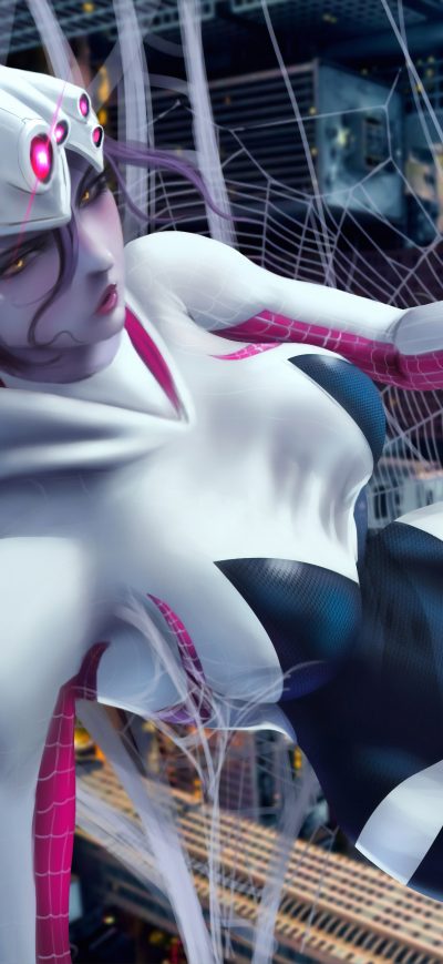 Fond d'écran iPhone Gwen Stacy 4k New Artwork