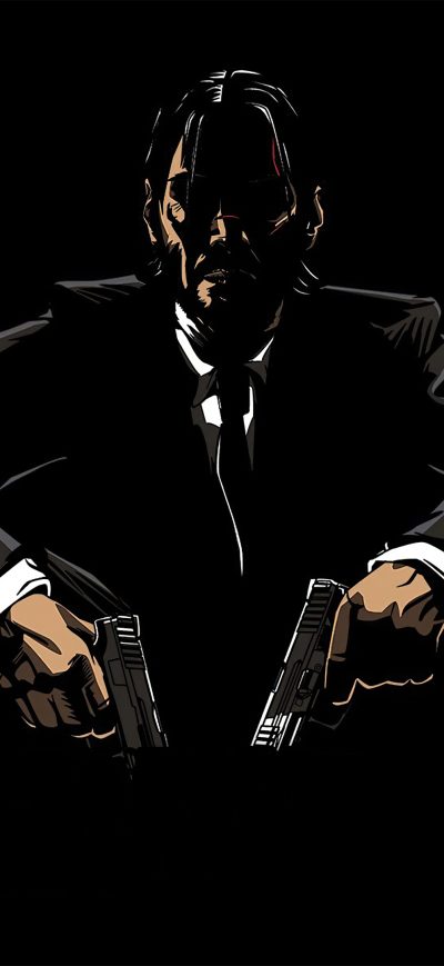 Fond d'écran iPhone John Wick Baba Yaga 4k